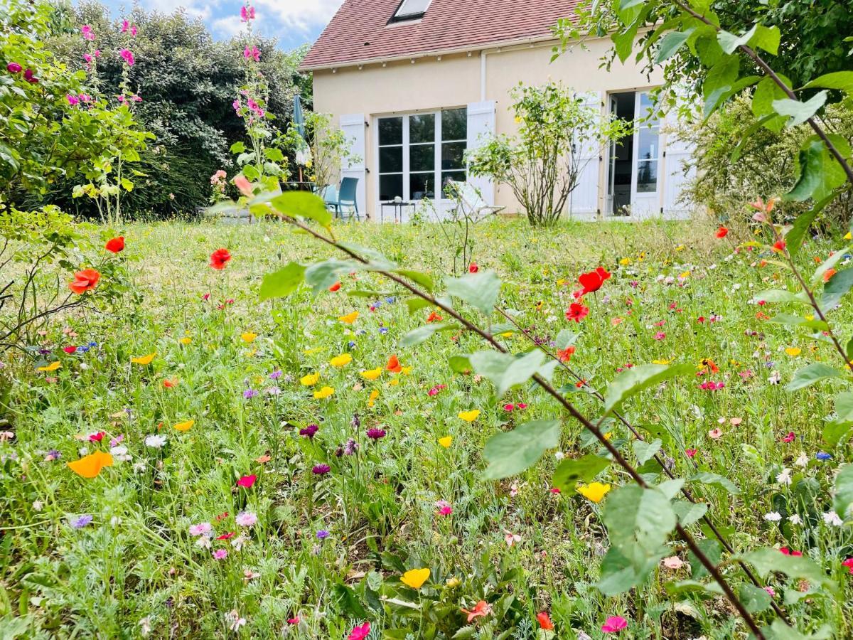 La Mandragora - Maison Avec Jardin Et Poele A Bois Vernon  Bagian luar foto